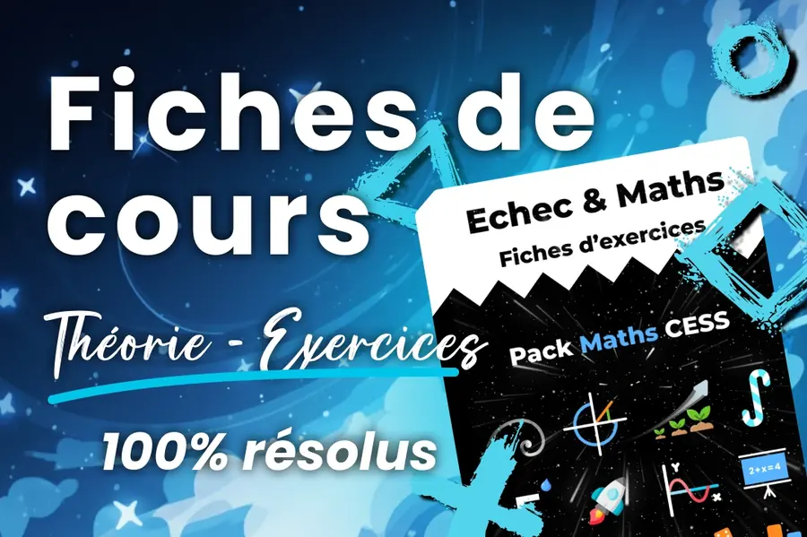 Fiches de cours : théorie et exercices 100 % résolus